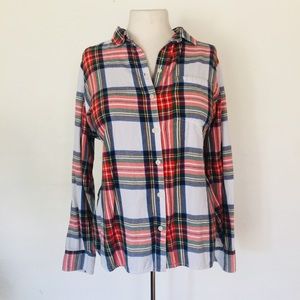 Plaid button down flannel